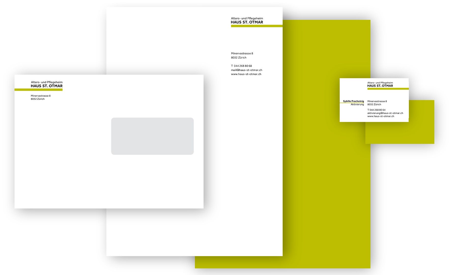 Atelier Leuhold - Logo Design Zürich - St. Otmar - Geschäftsdrucksachen